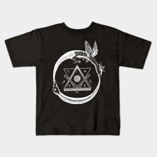 Ouroboros alchemy symbol Kids T-Shirt